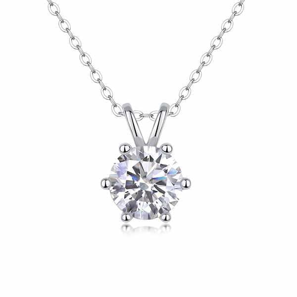 Leaper Elegant Moissanite Pendant Necklace
