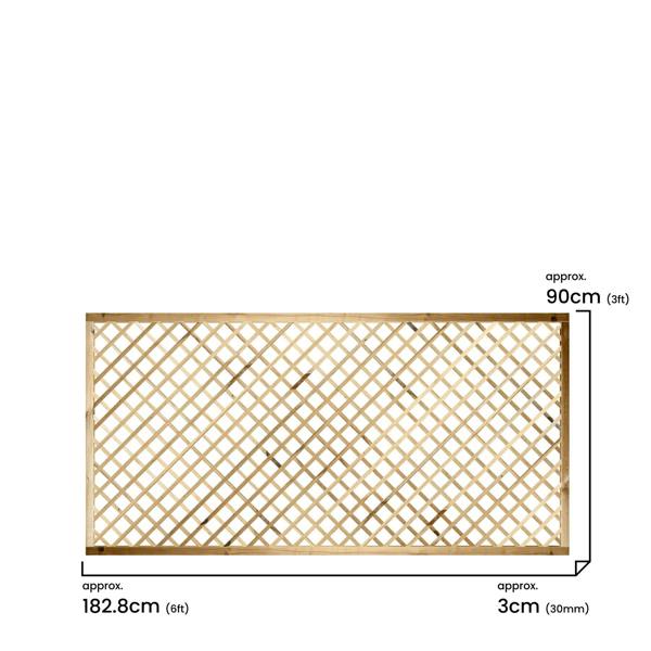5 pack trellis elite diamond [w.6ft x h.3ft] 1