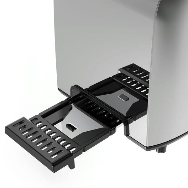 Igenix 750W 2 Slice Toaster, Stainless Steel