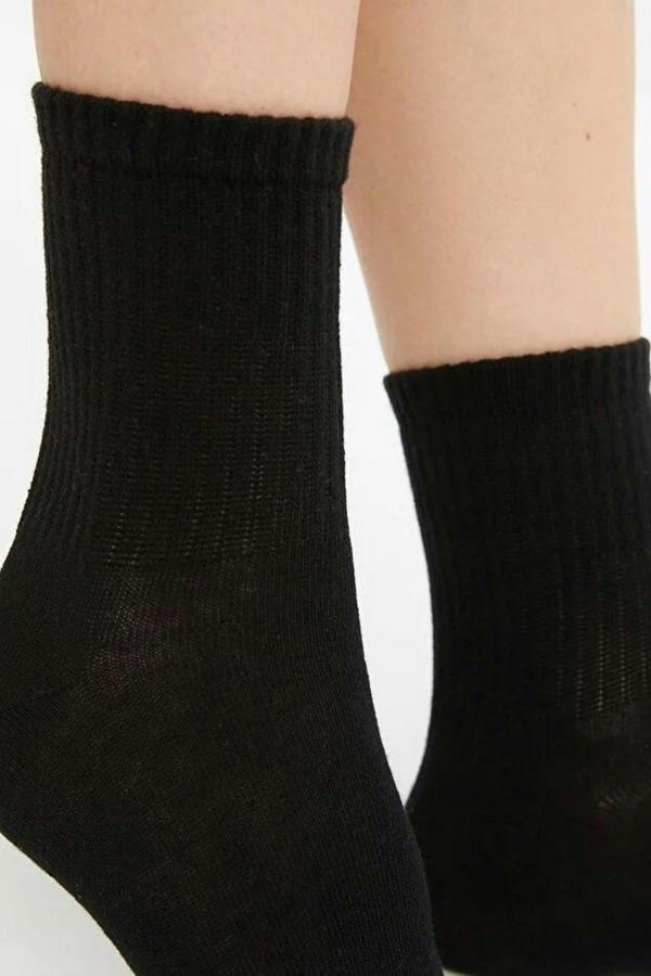 WOVCOR 5-Pack Cotton Knit Socks