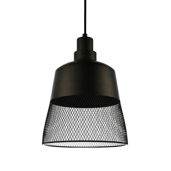 Industrial Vintage Pendant Light Shade with Wire Mesh Grill Design Image 1