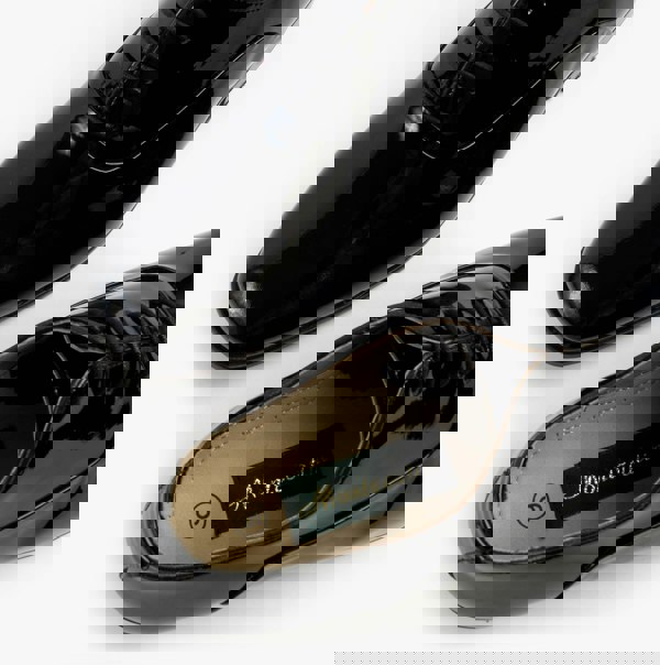 Montecatini Mens Patent Leather Evening Oxford Shoes Black