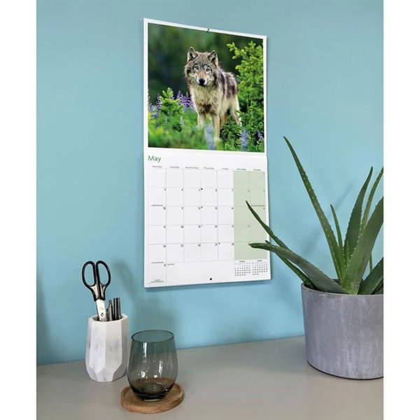 Wolves Calendar 2027, Wall Calendars, Month To View, Animals, Gift