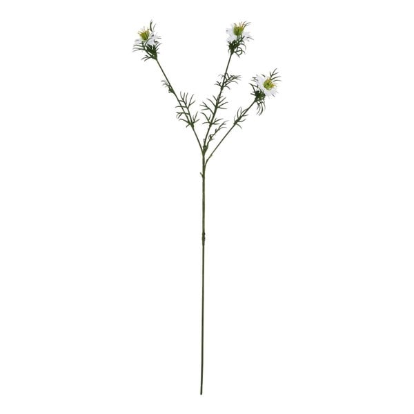 Hill Interiors The Natural Garden Collection Love In A Mist Nigella Artificial Flower - White
