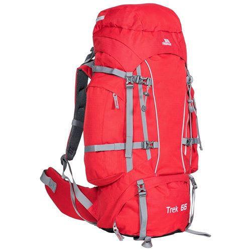 Trespass \'Trek\' 66 Litre Camping Hiking Bag Travel Backpack