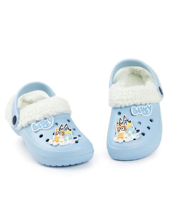 Bluey Unisex Kids Blue Multi Character Clogs