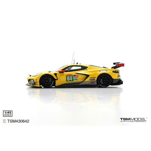 MCSlots Chevrolet Corvette C8.R #64 Corvette Racing 2022 WEC Sebring 1000 Miles GTE Pro 2nd Place 1:43 Scale TSM430642