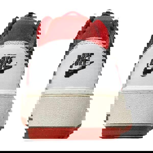 Nike Mens Full Force Leather Low Trainers - White/Red - 