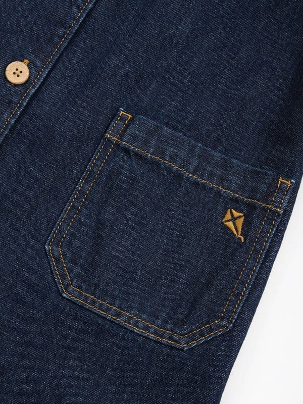 Kite Organic Purewell Denim Pinafore Dress