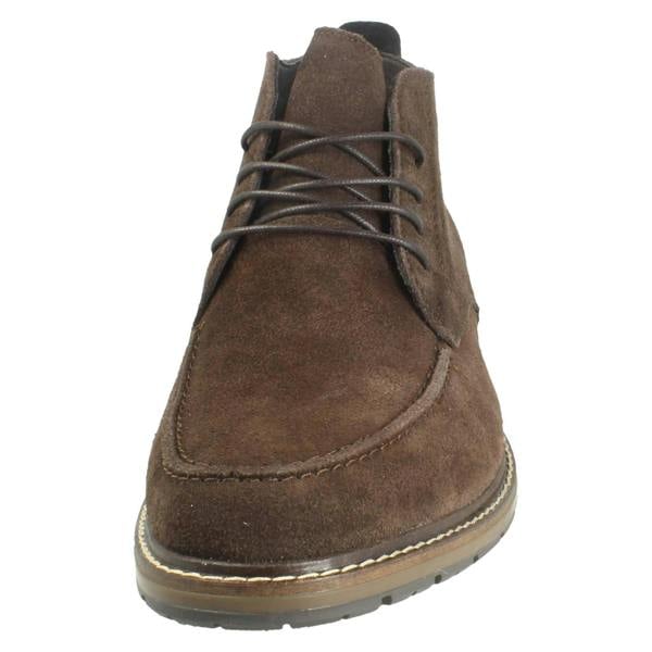 Rieker Mens Rieker Lace Up Casual Moccasin Ankle Boots 13700