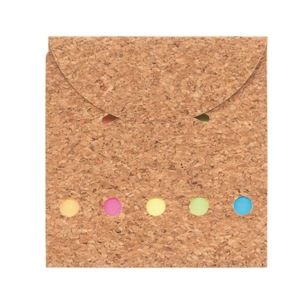 MidOcean Foldcork Cork Memo Pad - Beige - 