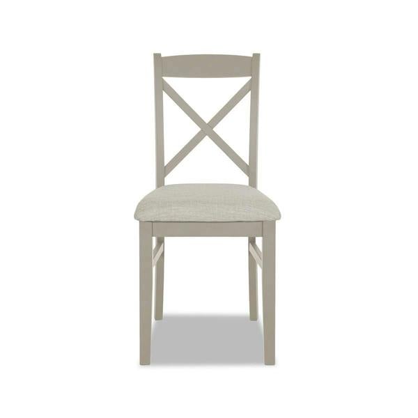 Statement Furniture Florence Crossback Dining Chair with Upholstered Seat