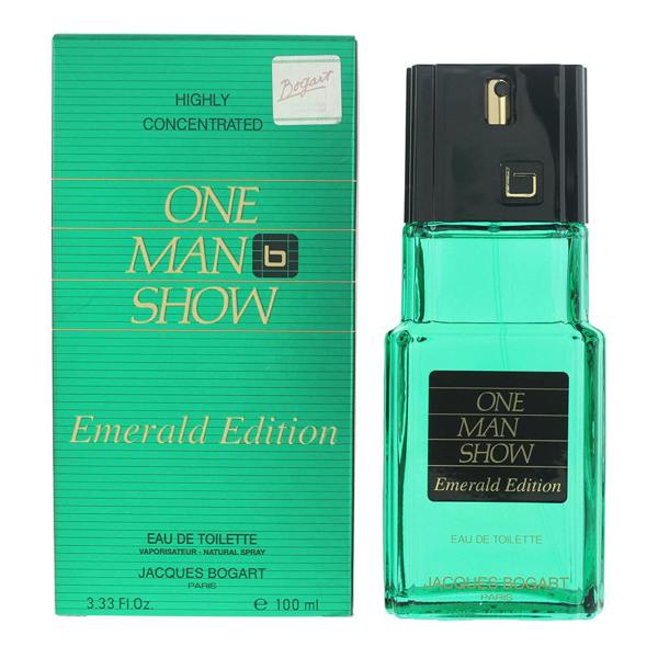Jacques Bogart One Man Show Emerald Edition Eau de Toilette 100ml Spray for Him