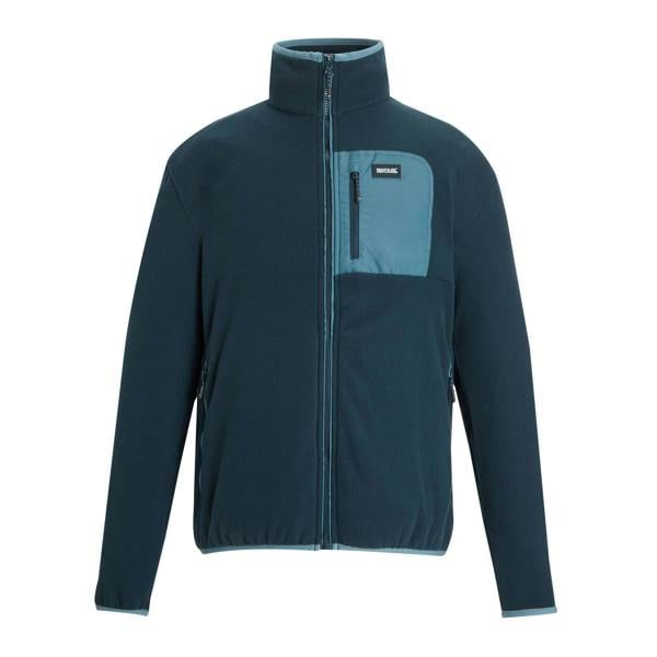 Regatta Mens Frankie Full Zip Fleece Jacket - Navy/China Blue