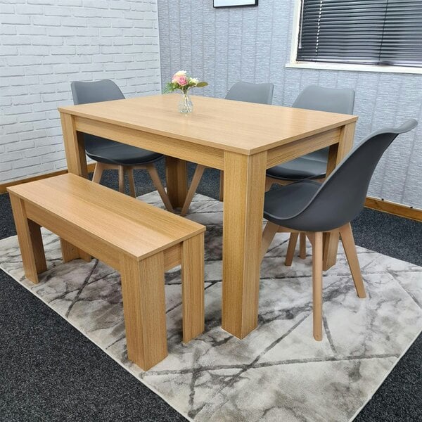 Kosy Koala Dining Table Set with 4 Chairs Dining Room and Kitchen table set of 4, and Benches