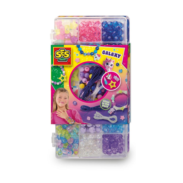 SES Creative Galaxy jewellery beads set