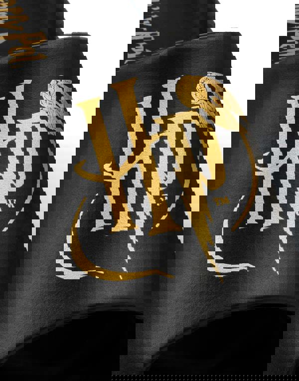 Harry Potter Womens Black Logo Sliders