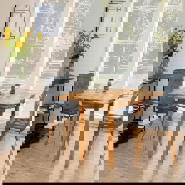 Furniture To Go Kenley Extending Dining Table in Oak 45-90cm