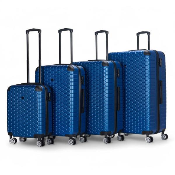 Eagle Luggage Hard Shell ABS 8 Wheel Luggage Travel Cabin Holiday Bags Suitcase Set