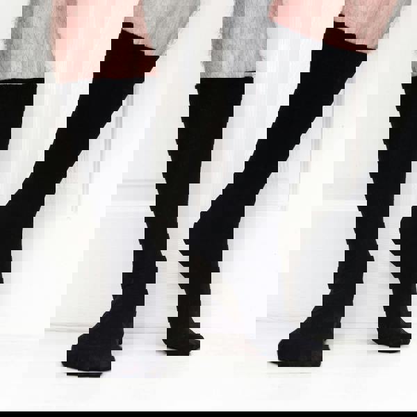 Jemsox Plain Comfort Welt Organic Cotton Mens Socks | Soft Flat Knit & All-Day Comfort