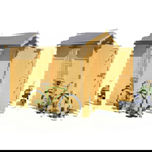 Shire Bradley 9x9 Log Cabin 19mm interlock Cladding - Best Shed