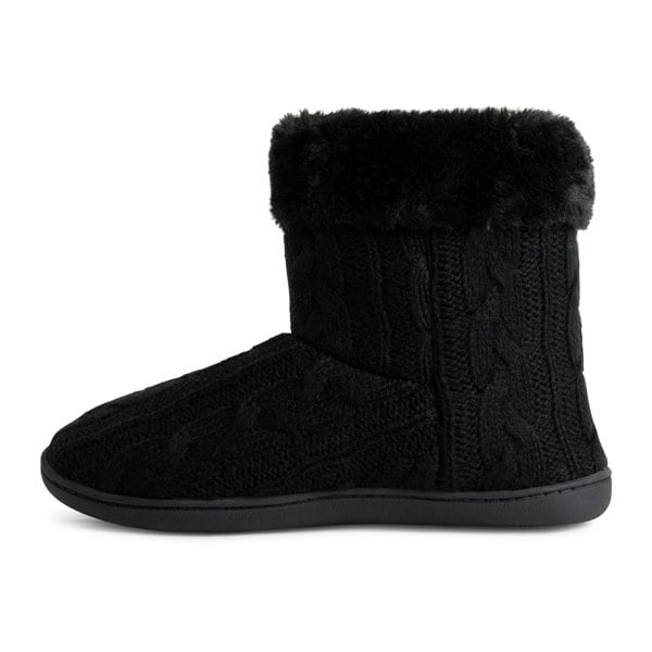 VIVA Polar Women's Memory Foam Pom Pom Winter Faux Fur Cosy Slippers