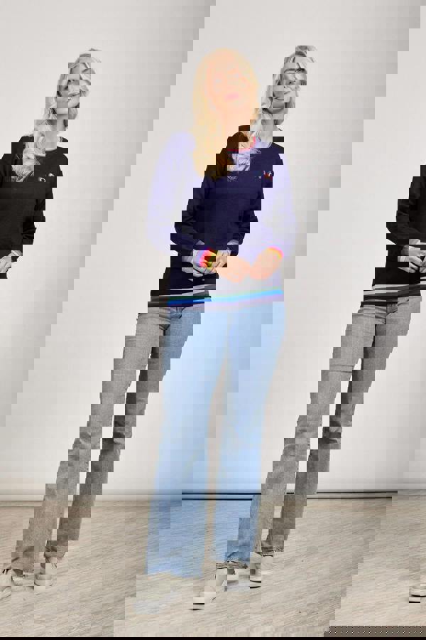 Mudflower Rainbow Drop Shoulder Jumper