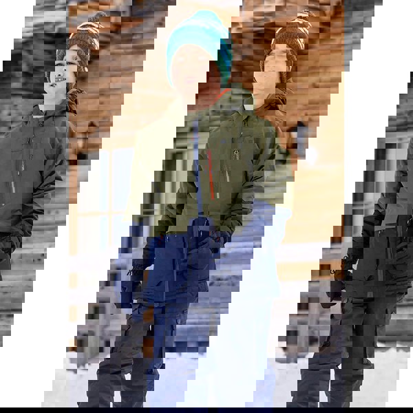 Mountain Warehouse Kids Cosmos Water Resistant Ski Jacket - Khaki Green