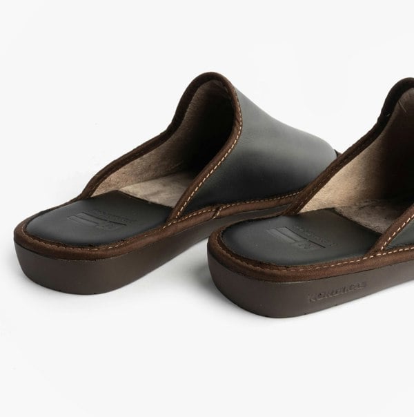 Nordikas 131 DUBLIN Mens Mule Slippers Black