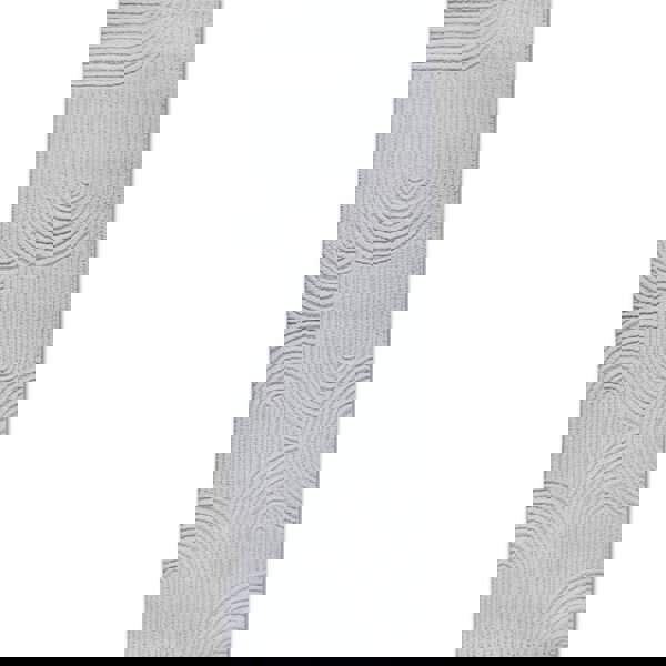 High Pile White Rug Chappe – Soft Geometric