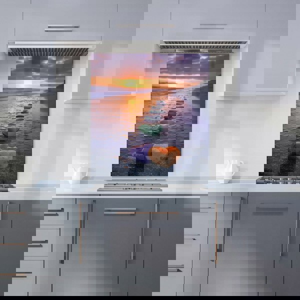 Warren Reed - Designer Heartstones at Sunset Kitchen Splashback