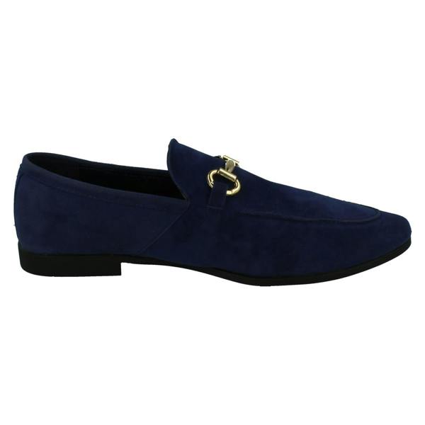 Thomas Blunt Mens Thomas Blunt Slip On Loafer Shoes With Metal Trim A1133