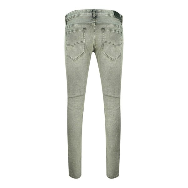 Diesel Thavar-XP R99J6 Distressed Skinny Fit Jeans - Grey