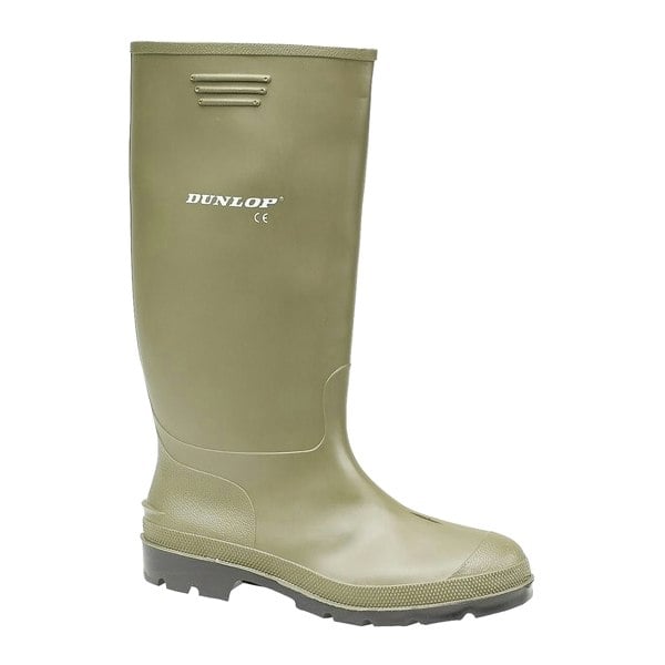 Dunlop Pricemastor PVC Welly / Mens Wellington Boots - Green