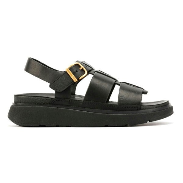 FitFlop GEN-FF Fisherman Leather Women's Sandals - Black