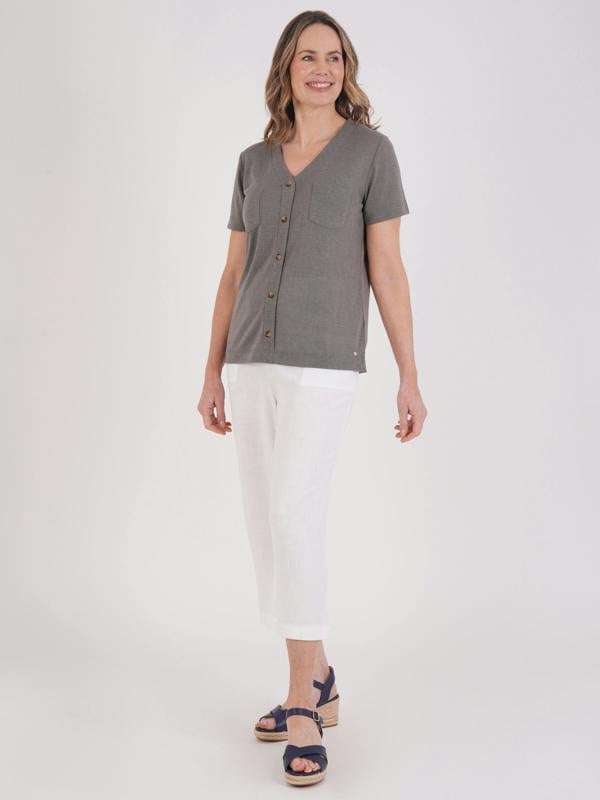 TIGI Patch Pocket Easy-wear Top