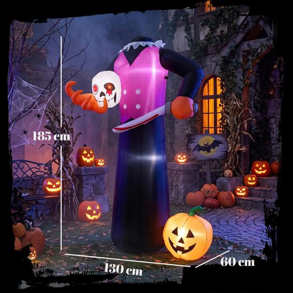 Inflatable Halloween Skull