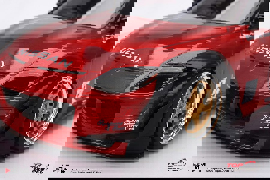 TSM Nissan Fairlady Z RZ34 Pandem Passion Red 1:18 Scale TSM TS0514