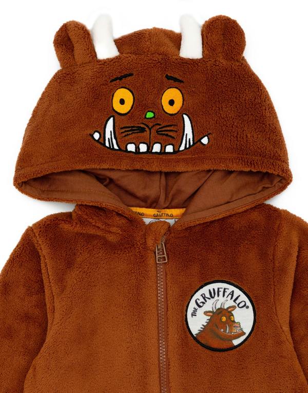 Vanilla Underground Gruffalo & Friends Unisex Kids Brown Character Onesie