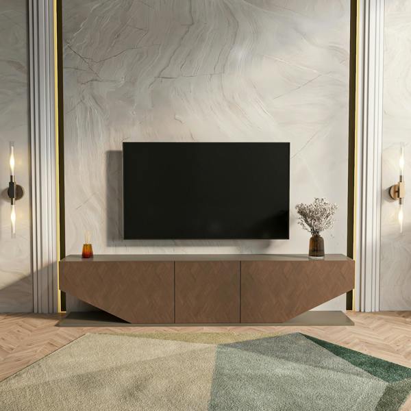 Decorotika Incia Modern Tv Stand TV Unit TV Cabinet for TV's up to 78"