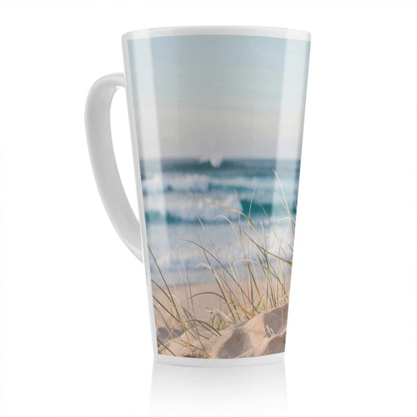 Benjamin Tate Design Dune pacific ocean Designer Latte Mug