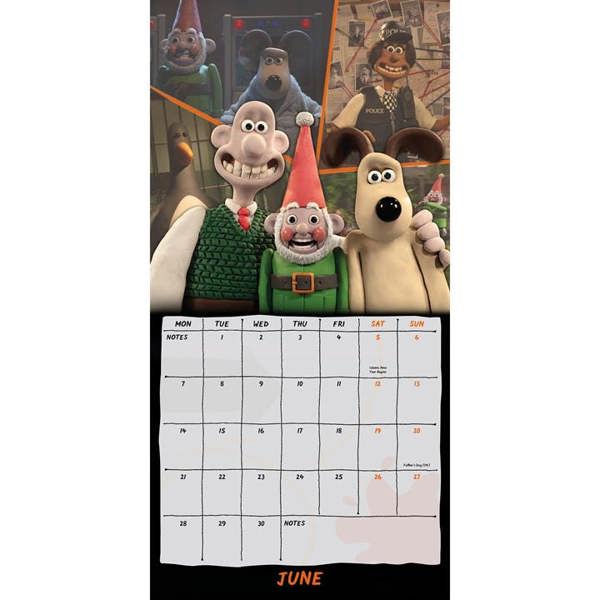 Wallace & Gromit Calendar 2027, Wall Calendars, Month To View, Entertainment, Gift