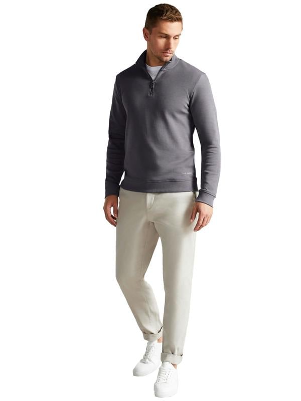 TB_SWEAT_ANTRAM Copy of Ted Baker | Mens Half Zip Funnel Neck Sweat - Antram TED BAKER RAWDENIM