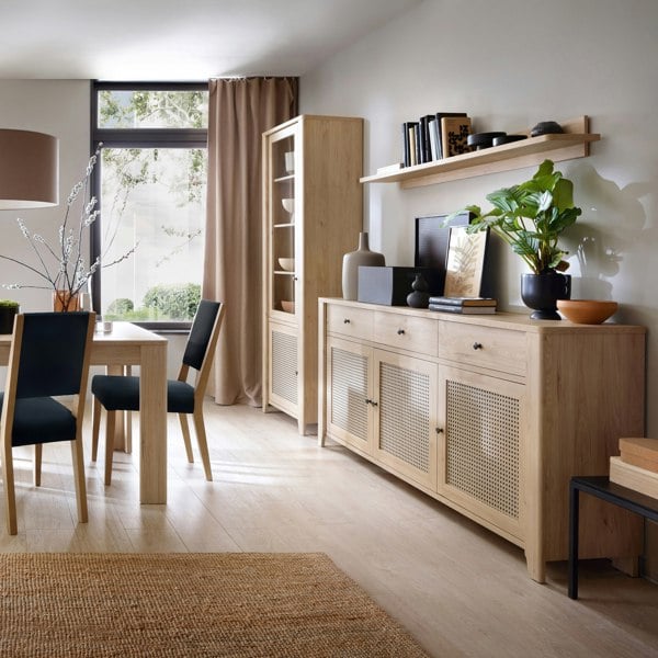 Furniture To Go Cestino Extendable Table 160-200 cm In Jackson Hickory Oak Effect
