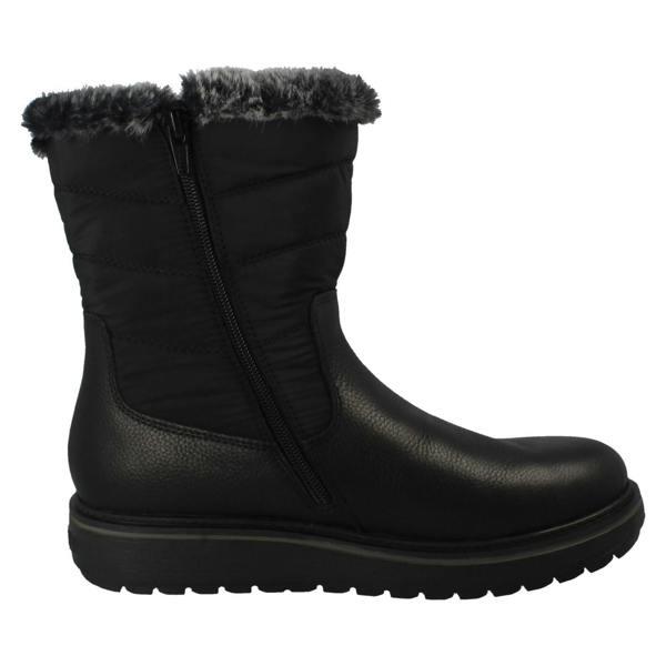 Remonte Ladies Remonte-Tex Mid Calf Stud Sole Boots D0U79