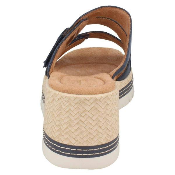 Clarks Ladies Clarks Wedge Heel Mule Sandals - Kidiki Cove