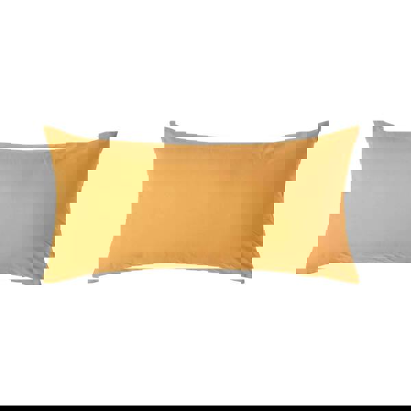 HOMESCAPES Crisp & Cool 200 TC Egyptian Cotton Percale Housewife Pillowcase, European Size