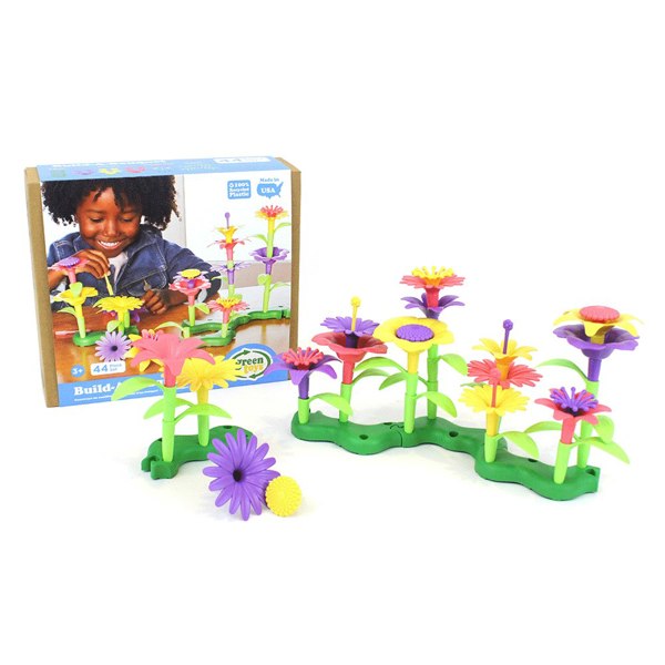 Green Toys Build A Bouquet Playset - Made From 100% Recycled Plastic