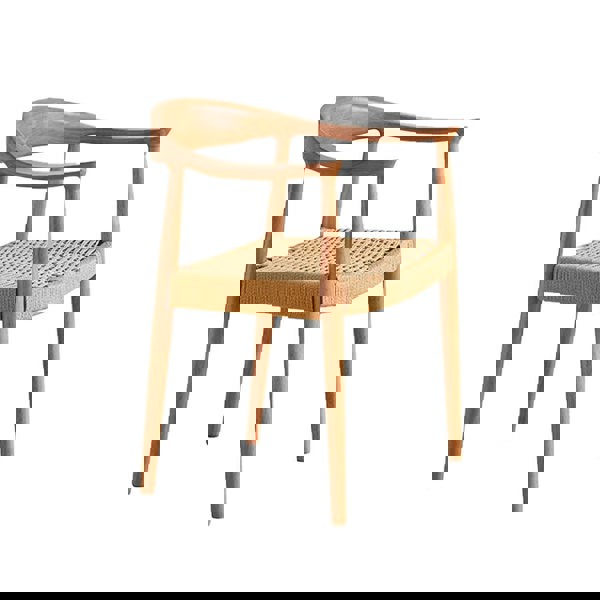 Abiram Rattan Dining Chair, Solid Wood-Weilai Concept-Weilai Concept