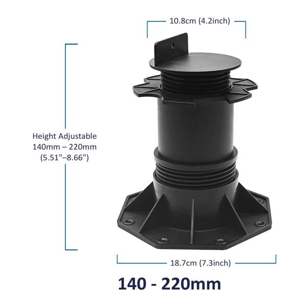 Nicoman Adjustable Pedestals Riser for Joist